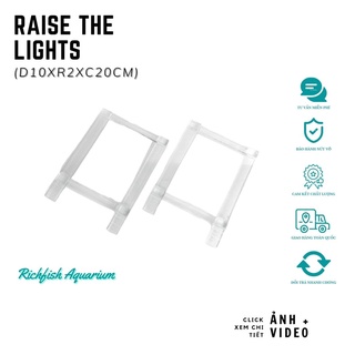 Gác Nâng Cao Đèn Bể Cá Thuỷ Sinh Bằng Kính Cho Bể Dày Từ 4li Đến 5li