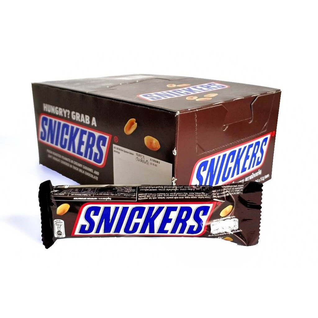 Kẹo Sôcôla Snickers Nhân Đậu Phộng Chocolate (Thanh 51g)