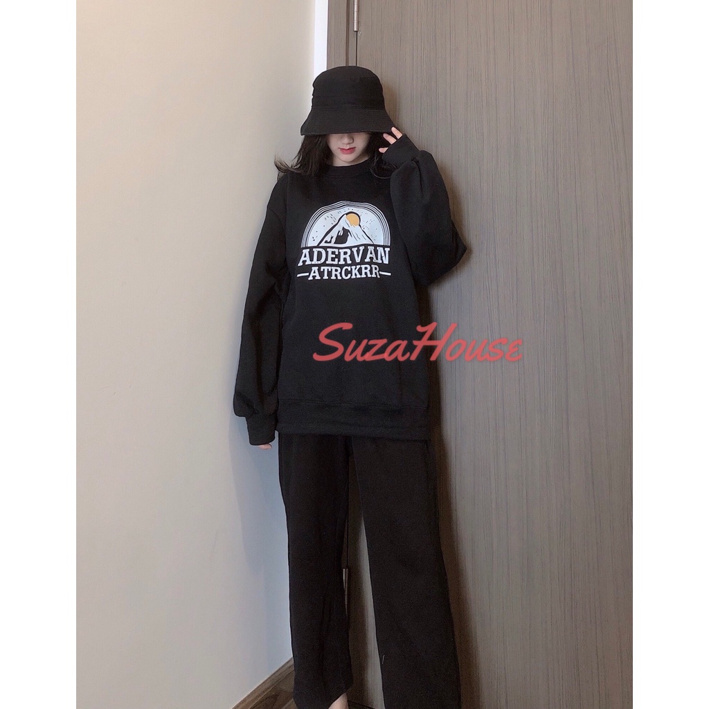 Áo Nỉ Sweater Advan Nữ Form Rộng Vải Nỉ Bông Dày Dặn phong cách Ulzzang SuzaHouse_Store SWTADVAN | BigBuy360 - bigbuy360.vn