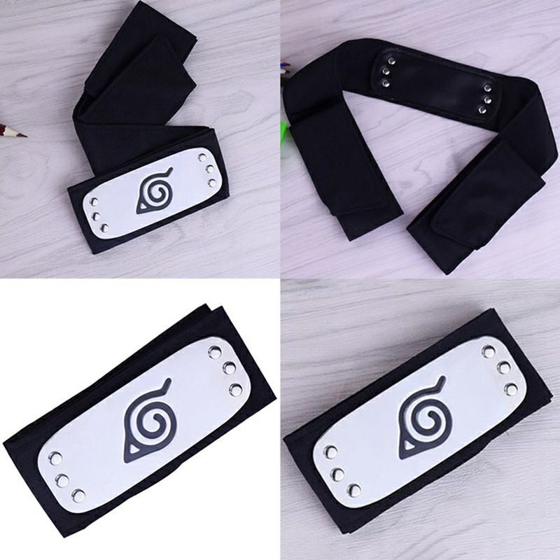 Nhiều mẫu - Băng trán làng lá, mưa, mây, đá, sương mù và phản làng anime Naruto - Phụ kiện cosplay