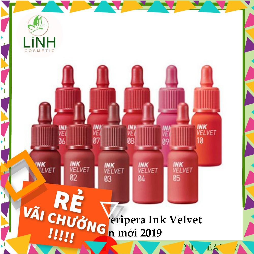 Son kem Ink Velvet 01-23 siêu mịn lì lâu trôi mẫu cũ và mẫu mới 2019