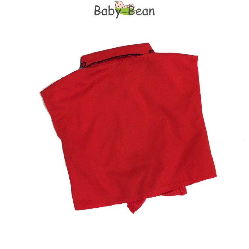 Áo Croptop Cotton Cổ Thêu Cánh Bướm Bé Gái BabyBean