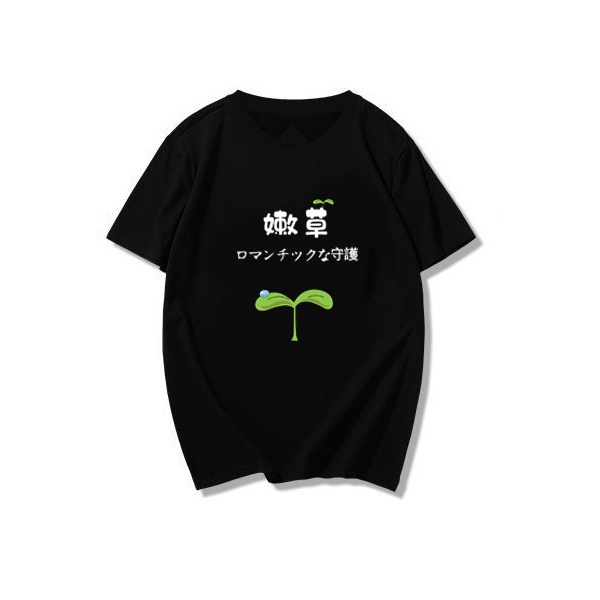 Áo thun NRVP mềm mại tay ngắn cổ tròn màu trơn họa tiết hoạt hình thời trang mới cho trẻ em 3-11 tuổi