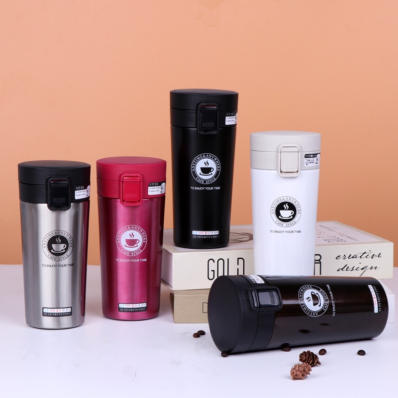 Bình Nước Giữ Nhiệt Bằng Thép Không Gỉ 304 Màu Gradient Thời Trang