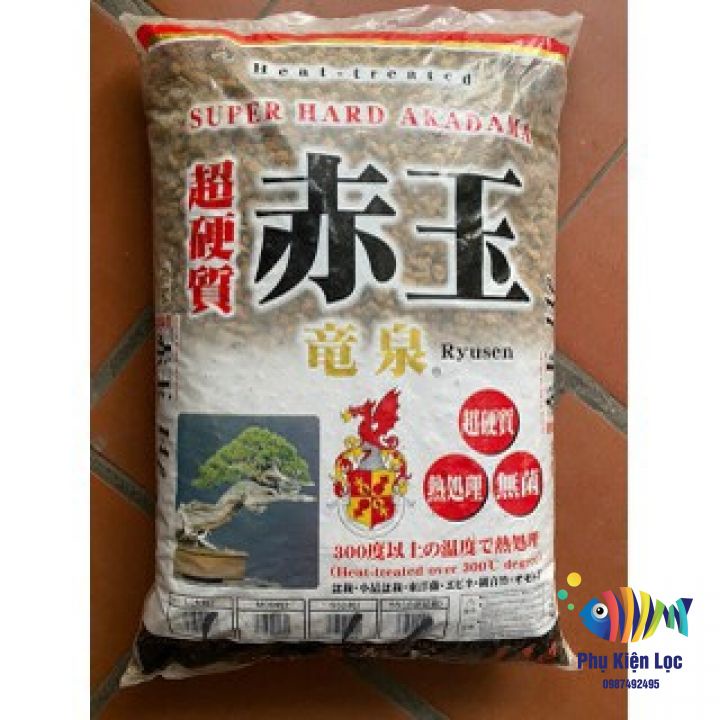 Đất Akadama size SS-S chuyên dùng cho trồng sen đá, xương rồng,bonsai 5 kg