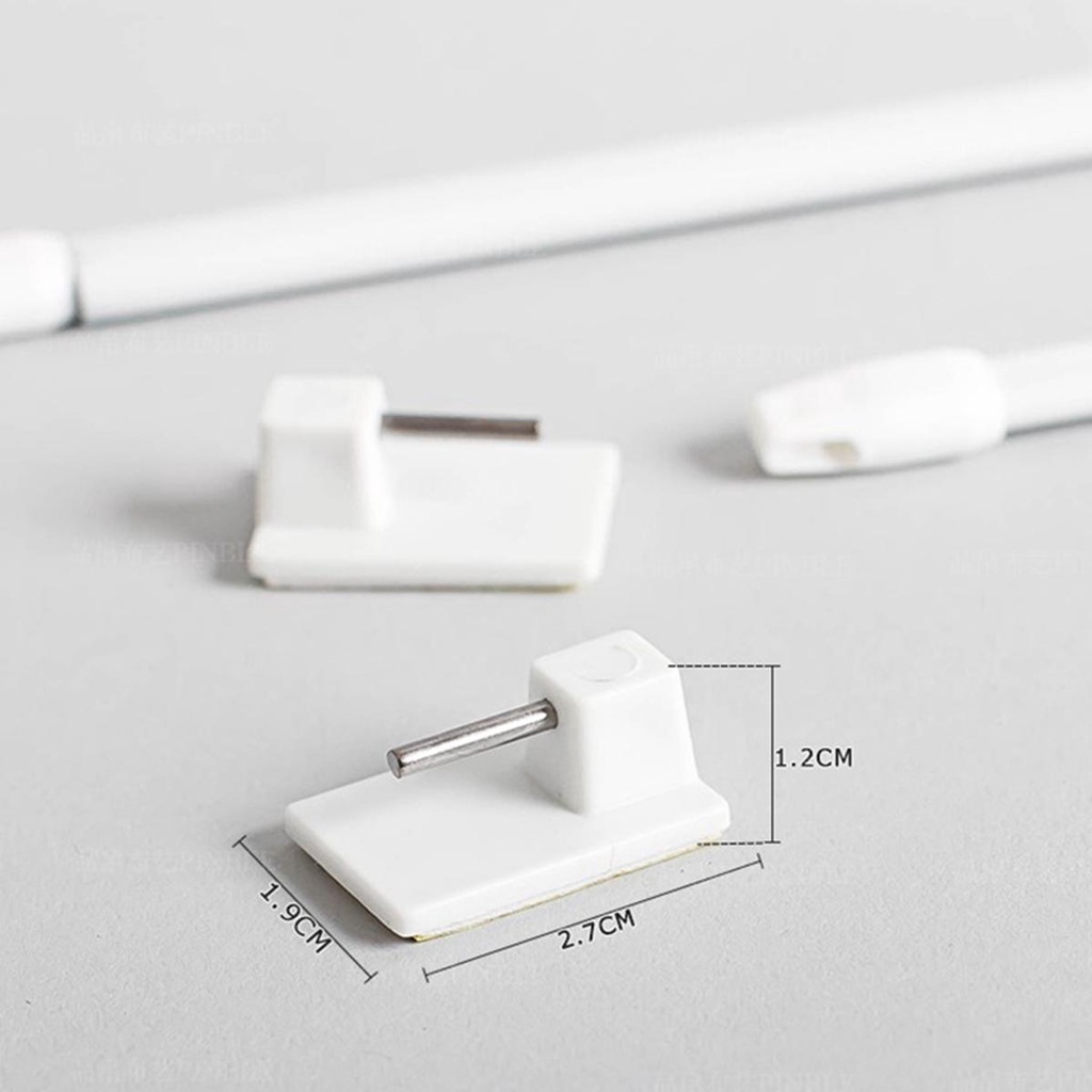 Set 10 / 20 / 50 Giá Đỡ Rèm Cửa Hình Chữ Nhật Bằng PVC Tiện Dụng Cho Nhà Bếp