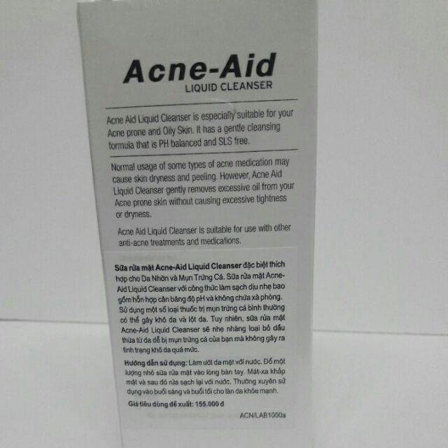 Sữa rửa mặt Acne _ Aid  (chai 100ml) | BigBuy360 - bigbuy360.vn