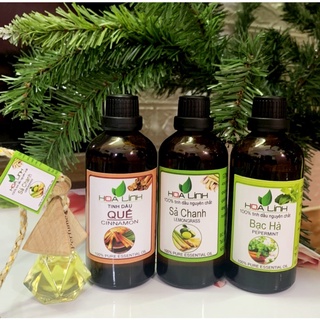 Tinh dầu QUẾ nguyên chất đậm đặc, thơm lừng - đuổi muỗi ,thơm phòng  (HOALINH) : 100ML-50ML-30ML-20ML-10ML
