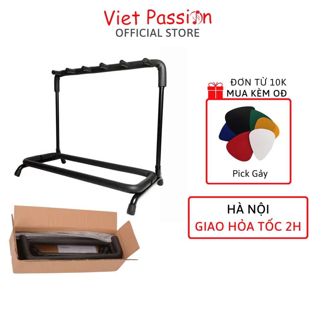 Giá để đàn guitar chân dựng đàn nhiều cây loại 3 5 7 9 cây đàn ghita thùng bass electric Viet Passion