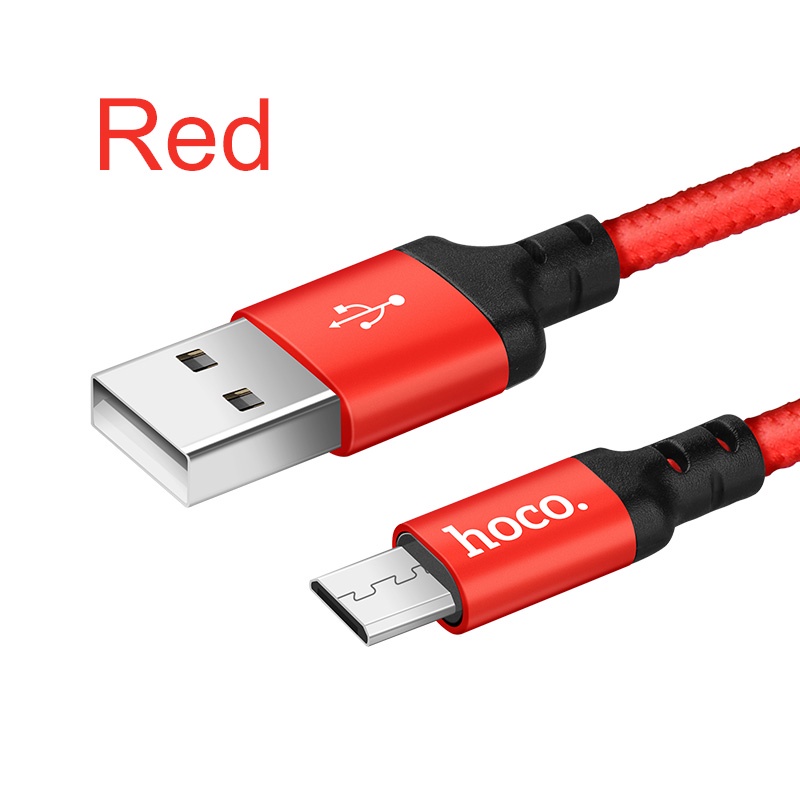 Cáp sạc nhanh Hoco X14 Micro USB Dài 2m 1m 5V2A chuyên dụng cho điện thoại Android XIAOMI SAMSUNG HUAWEI