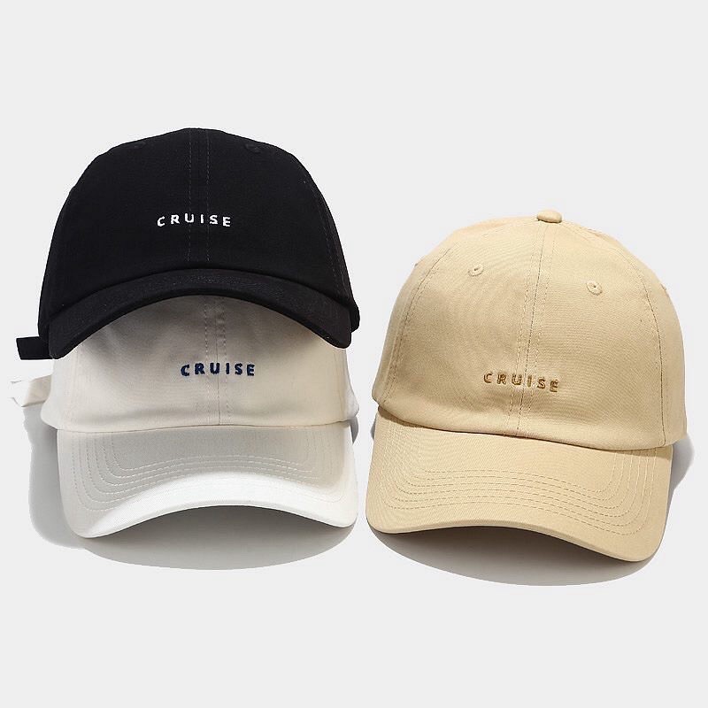 Mũ lưỡi trai chữ thêu Cruise hot mùa hè 2022 UNISEX nam nữ