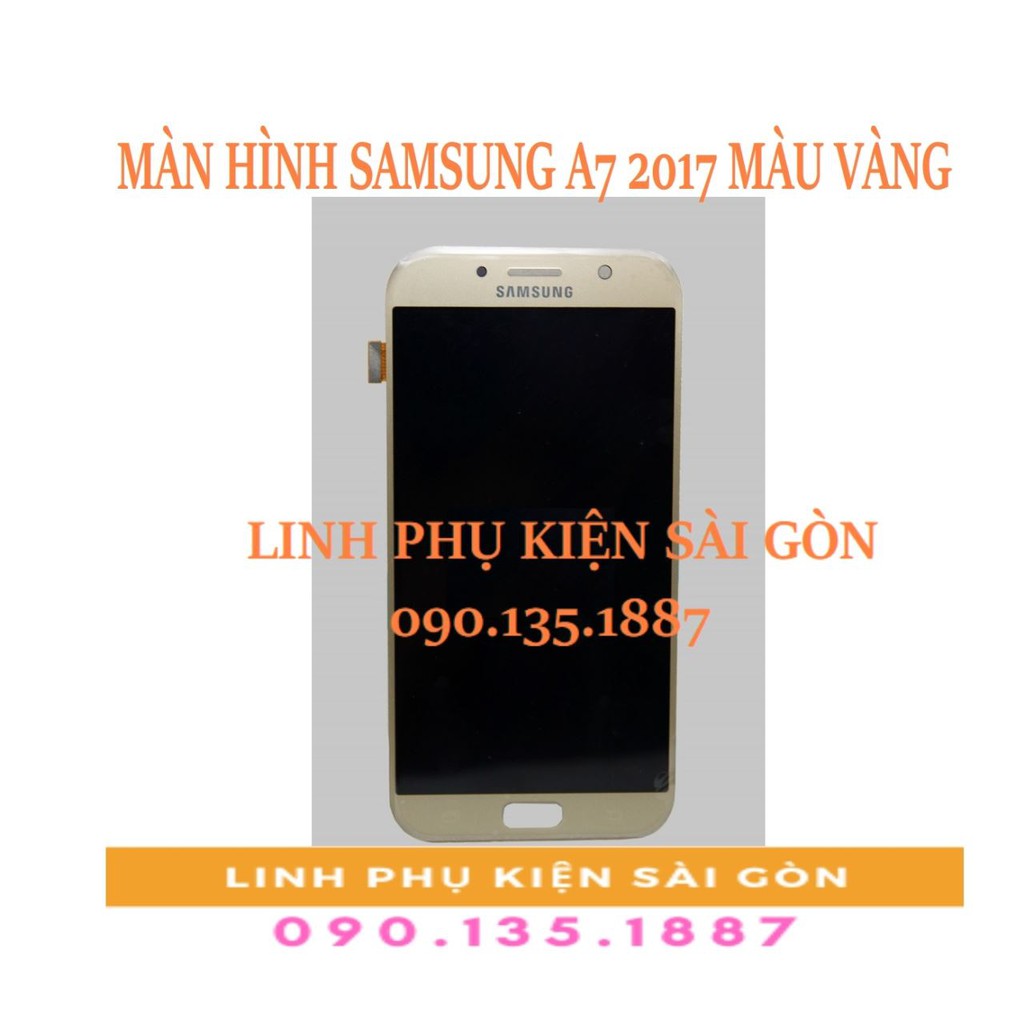 MÀN HÌNH SAMSUNG A7 2017 MÀU VÀNG