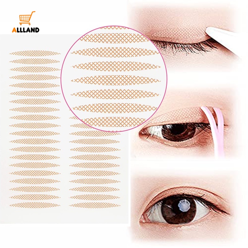 [Hàng mới về] Bộ 6 tờ miếng dán mắt tạo mắt hai mí tự nhiên thiết kế vô hình thoáng khí không để lại dấu vết