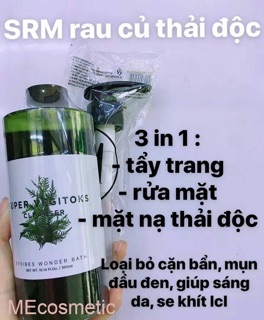 Sữa Rửa Mặt Rau Củ Super Vegitoks Cleanser