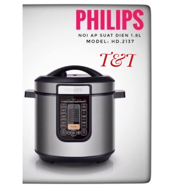 Nồi áp suất điện tử philips HD2137