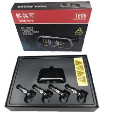 Cảm biến áp suất lốp STEELMATE van gắn trong T606 chính hãng nguyên seal TPMS năng lượng mặt trời