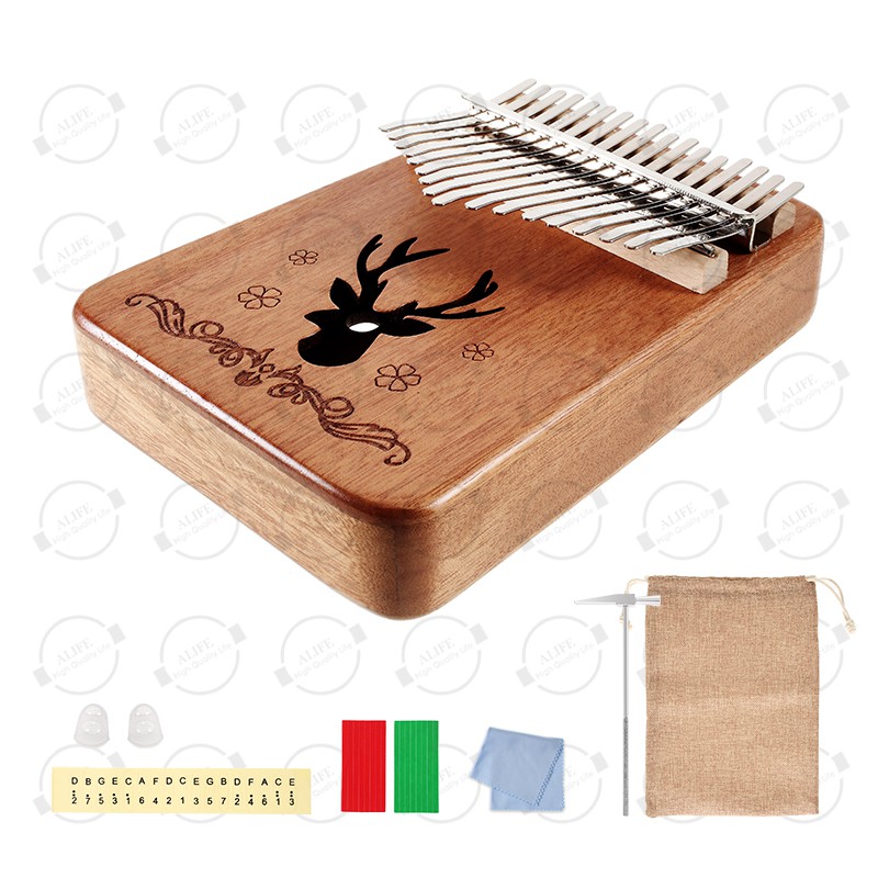 Đàn Kalimba 17 Nốt Bằng Gỗ