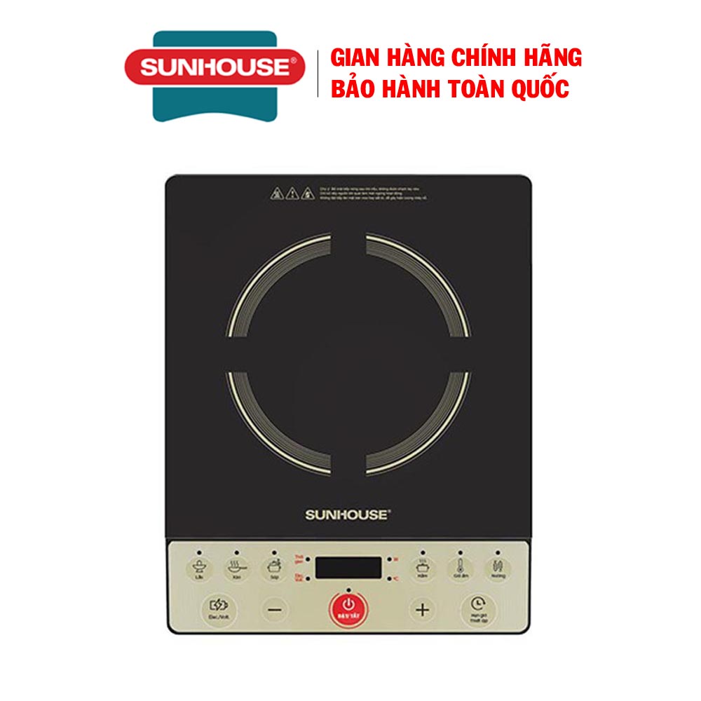 BẾP TỪ ĐƠN Sunhouse SHD6165, bảo hành 12 tháng, công suất 200W