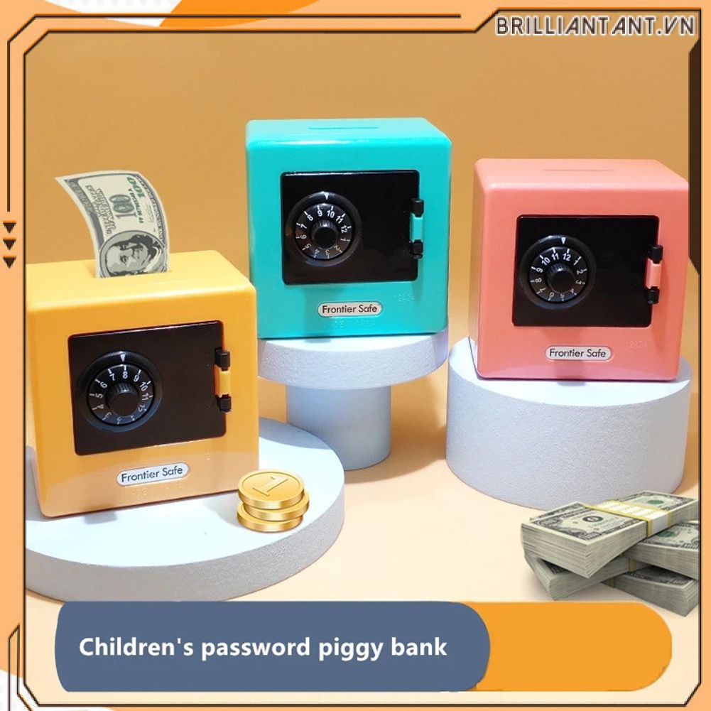 Mới Atm Mật Khẩu Điện Tử Giá Đỡ Điện Thoại Hình Con Heo Tiền Ngân Hàng Hộp Tiền Mặt Đồng Tiền Tiết Kiệm Hộp Atm Ngân Hàng Hộp An Toàn Tự Động Trẻ Em Quà Tặng bri