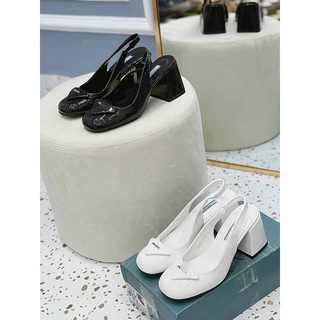 GIÀY CAO GÓT PRADA BÍT MŨI HỞ GÓT 5CM (HÀNG CÓ SẴN)
