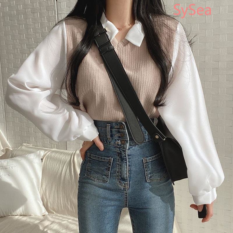 Áo Sơ Mi Kiểu Vintage Thời Trang Mùa Thu Cho Nữ