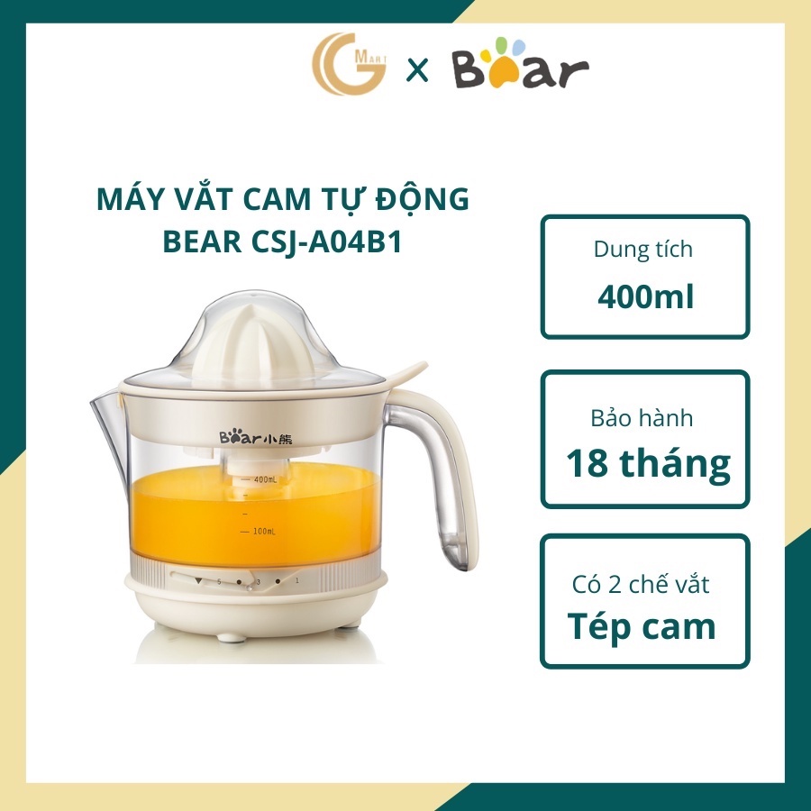 Máy vắt cam tự động Bear CSJ- A04B1 chính hãng