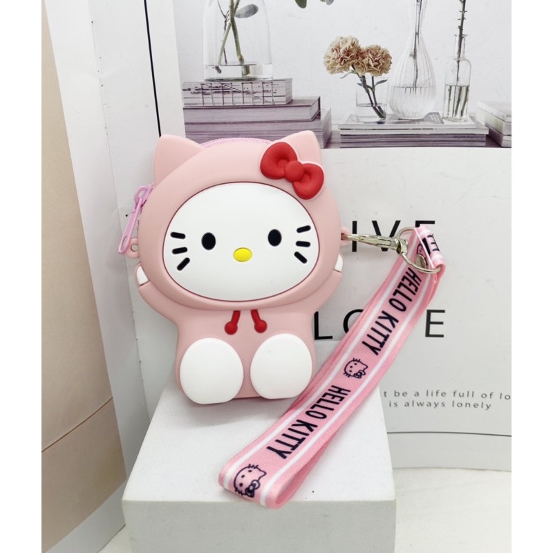 Móc khoá nhựa silicon hình thú siêu cute