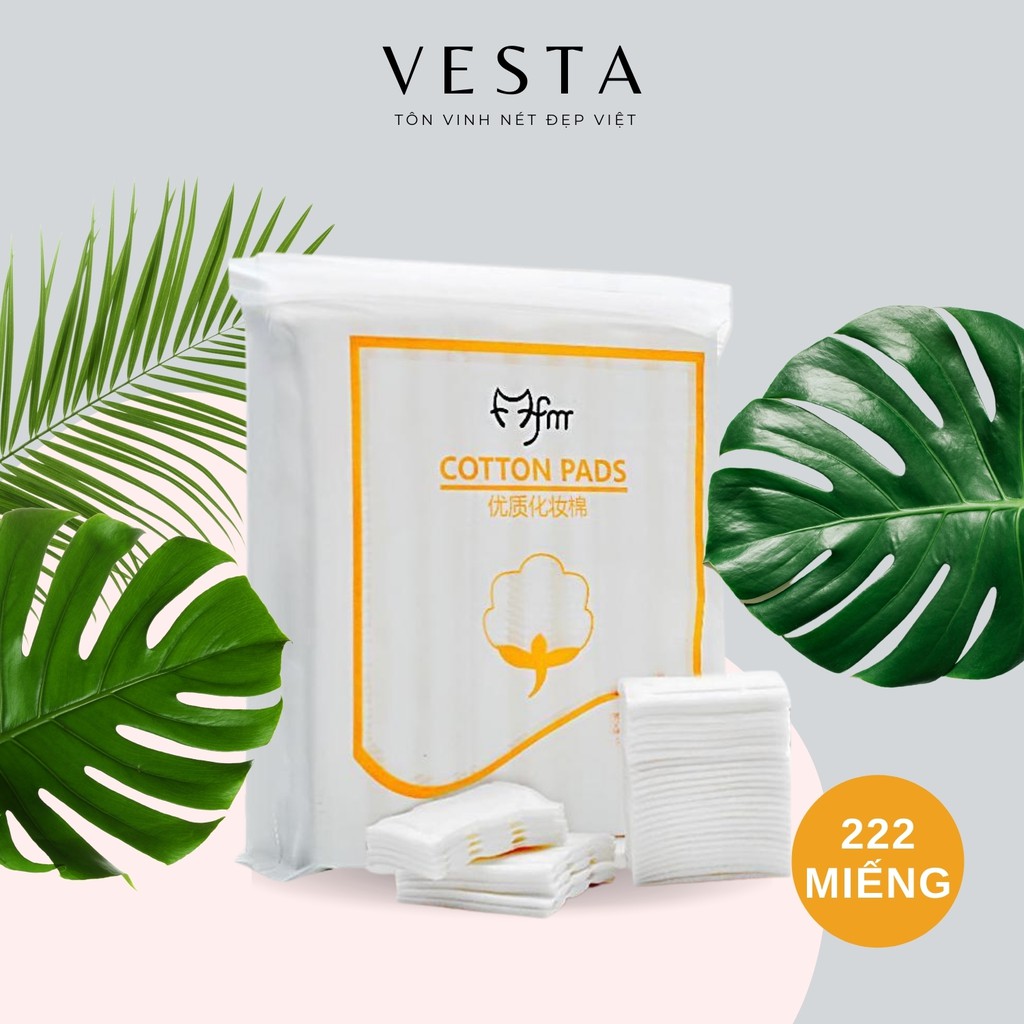 Bông Tẩy Trang 3 Lớp - Bông Tẩy Trang 222 Miếng - Bông Tẩy Trang Cotton Pads Mofa Meiren