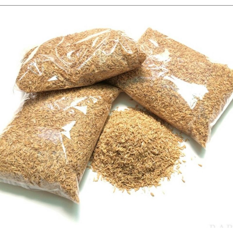 Giá thể Vỏ Trấu sống -1 ký/bịch- trộn đất trồng cây trong chậu, trồng rau, hoa kiểng
