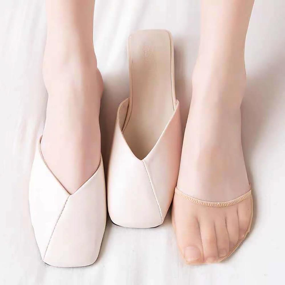 Vớ Silicone Vô Hình Thoáng Khí Chống Trượt Họa Tiết Chấm Bi