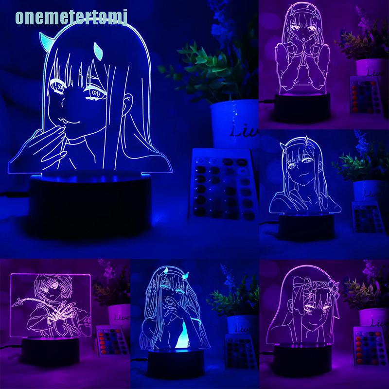 Đèn Led 3d Hình Anime Darling In The Franxx Zero