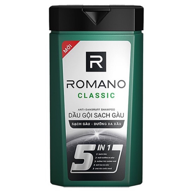 DẦU GỘI SẠCH GÀU ROMANO CLASSIC/ FORCE 5 IN 1 380G