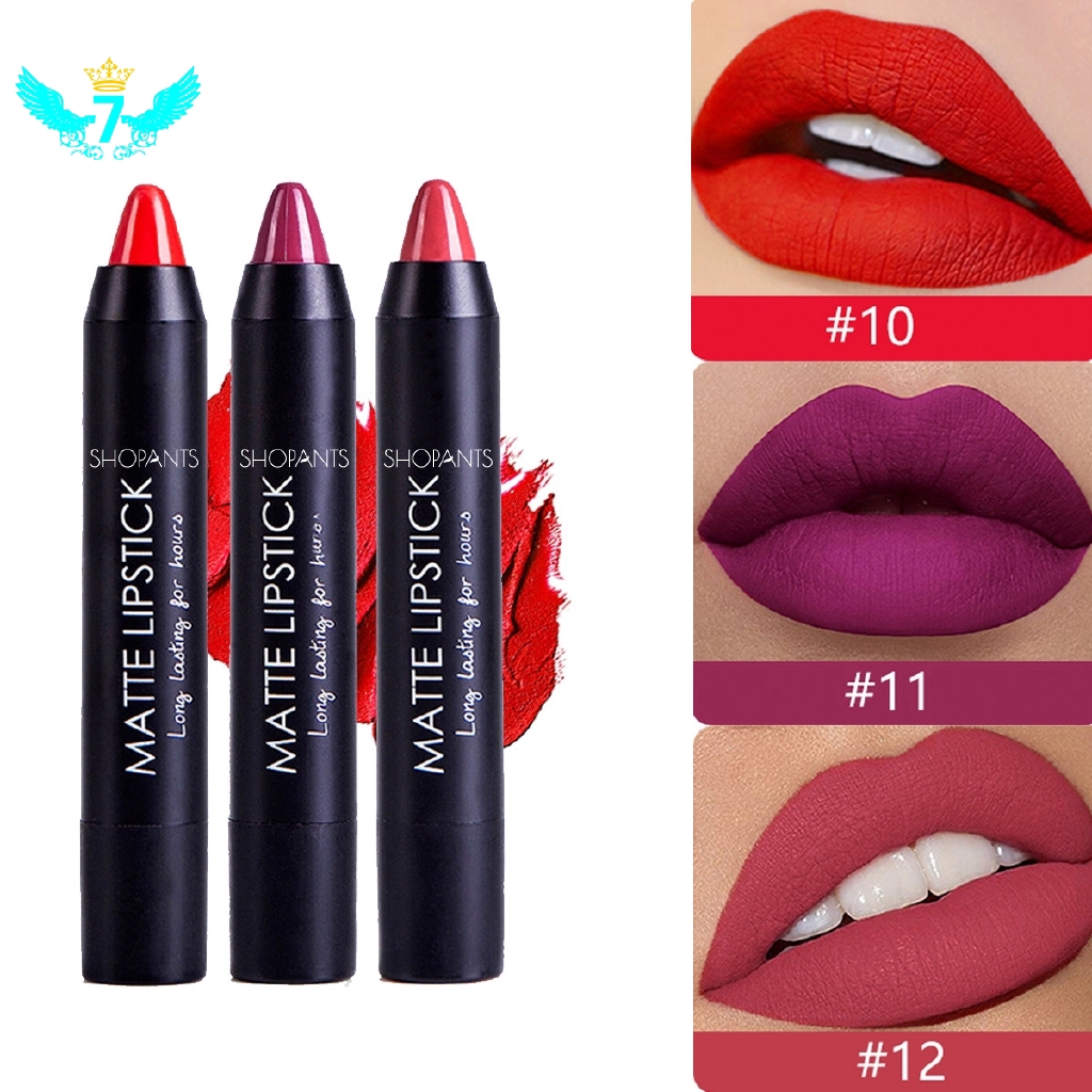 Son bút chì SHOPANTS 12 màu lựa chọn thời trang | BigBuy360 - bigbuy360.vn