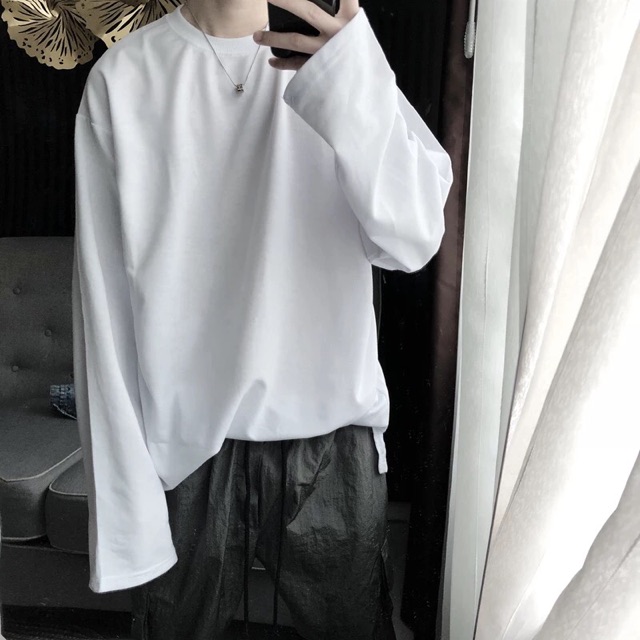 TD001 ÁO THUN TAY DÀI UNISEX NAM NỮ | BigBuy360 - bigbuy360.vn
