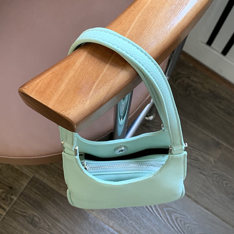 Túi Đeo Vai Hình Chữ U Họa Tiết Trái Vải Phong Cách Hàn Quốc Cho Nữ