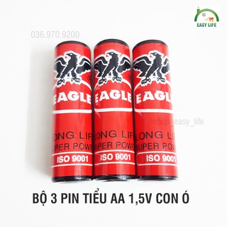 Bộ 3 Pin Tiểu AA 1,5V Con Ó (EAGLE)