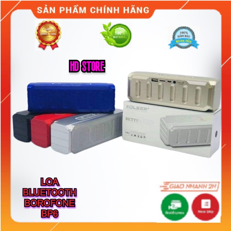 Loa Bluetooth KOLEER S813 Âm Thanh Hay Nổi Bật, Bas Căng Khỏe Mạnh. Thiết Kế Đẹp Mắt Tinh Tế, Sử Dụng Dễ Dàng Thuận Tện.