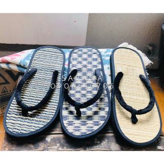 Dép chiếu quai nhung-Size S,M,L-Vintage(đi biển, dạo phố, giã ngoại, indoor,)