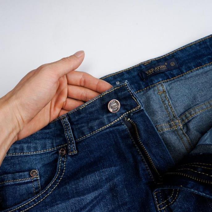 Quần Jean Nam - Quần Bò Nam VERATINO Vải Cao Cấp Không Phai Hàng VNXK Màu Xanh | BigBuy360 - bigbuy360.vn