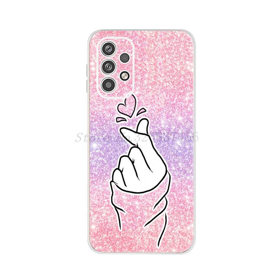 Ốp Điện Thoại Mềm Họa Tiết Trái Tim Thời Trang Cho Samsung Galaxy A23 A33 A53 A73 5G A23 4G SM-A235F A 23 A 53