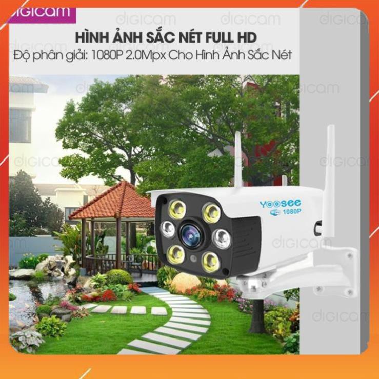 [FreeShip - Giá Hủy Diệt] Camera YooSee ngoài trời Siêu nét 2.0mpx 1080P - 2 Anten | BigBuy360 - bigbuy360.vn