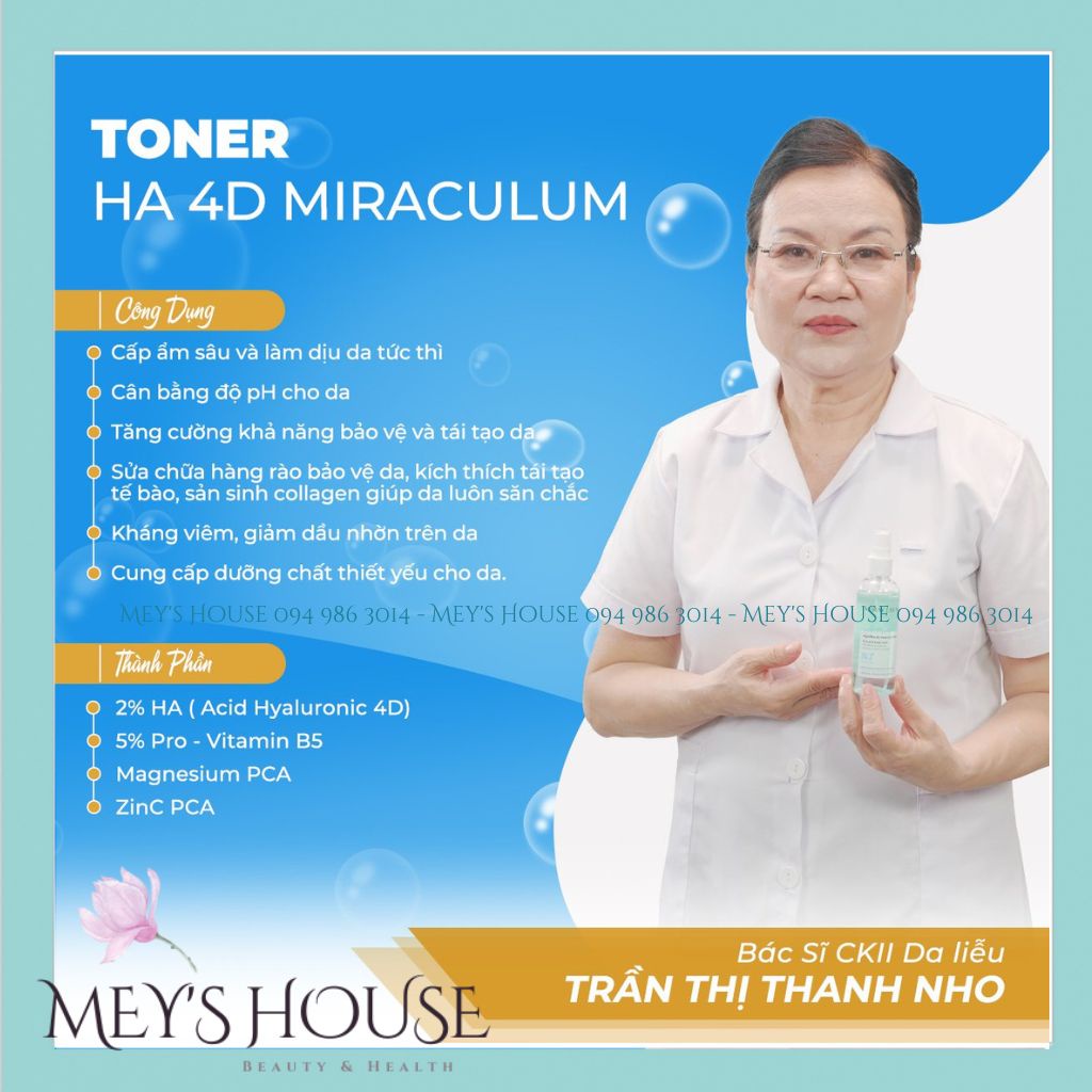 Toner Miraculum Thermal Water Face & Body Mist Dưỡng Ẩm Giúp Cân Bằng Da 200ml
