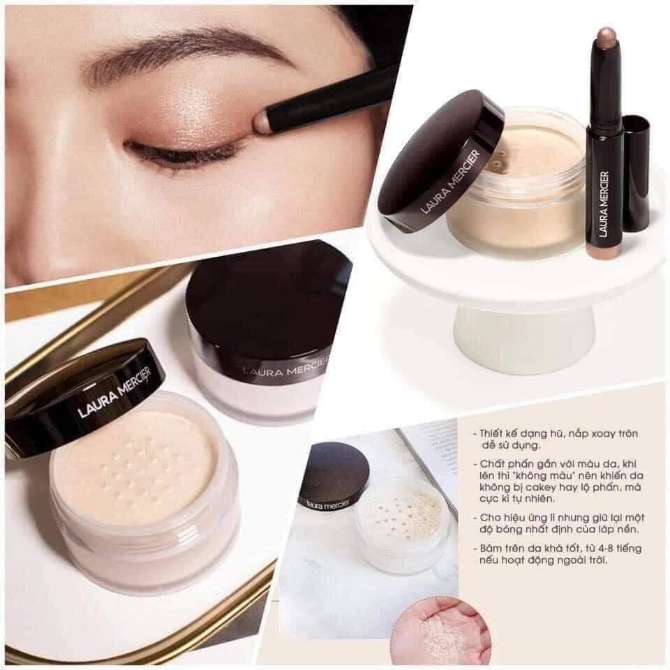 Set Phấn phủ Laura Mecier mini