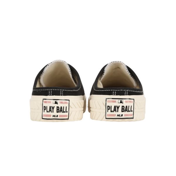 Giày Mlb Playball Origin Mule New York Yankees ''Black/White'' Sneaker 32SHS1011-50L - Hàng Chính Hãng - Bounty Sneakers