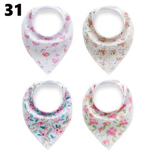 Bộ Yếm Ăn Cotton Xinh Xắn Dành Cho Bé