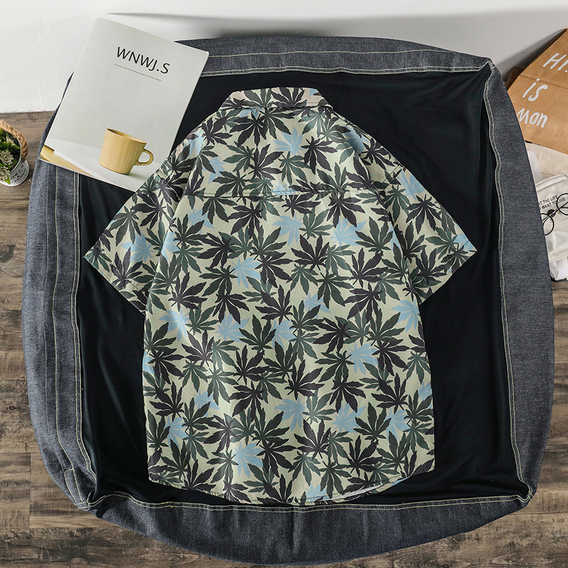 Áo Sơ Mi Tay Ngắn Dáng Rộng In Hoa 2 Màu Tùy Chọn Thời Trang Cho Nam Size M - 3xl | BigBuy360 - bigbuy360.vn