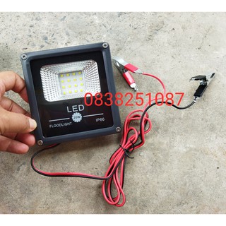 đèn pha led kẹp bình ắc quy 12v 20w, LED 12V