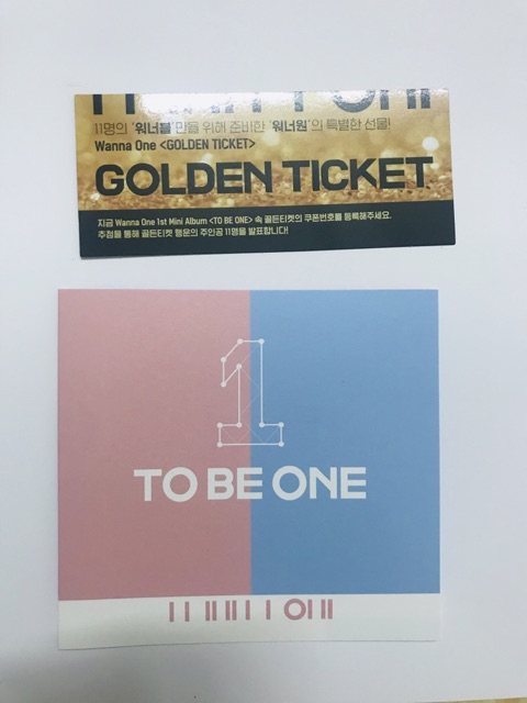 Fullset Album Wanna One 1x1=0 (To be One) debut có kèm poster