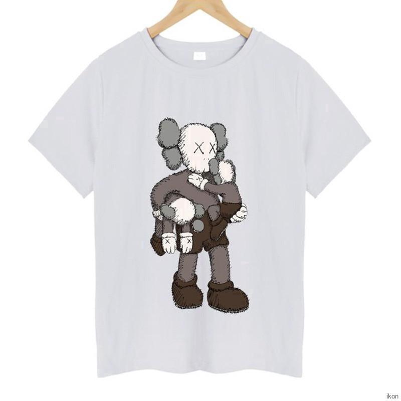 Áo thun tay ngắn hoạ tiết hoạt hình thiết kế đơn giản