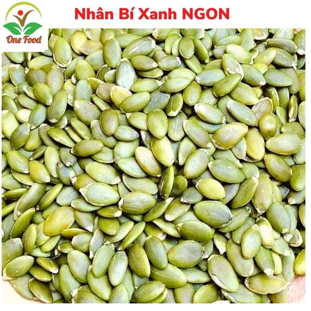 100gam Nhân Hạt Bí Xanh Sấy Chín Nguyên Vị, hạt bí xanh Ấn Độ đã tách vỏ rang giòn, Đồ Ăn Vặt, OneFood68